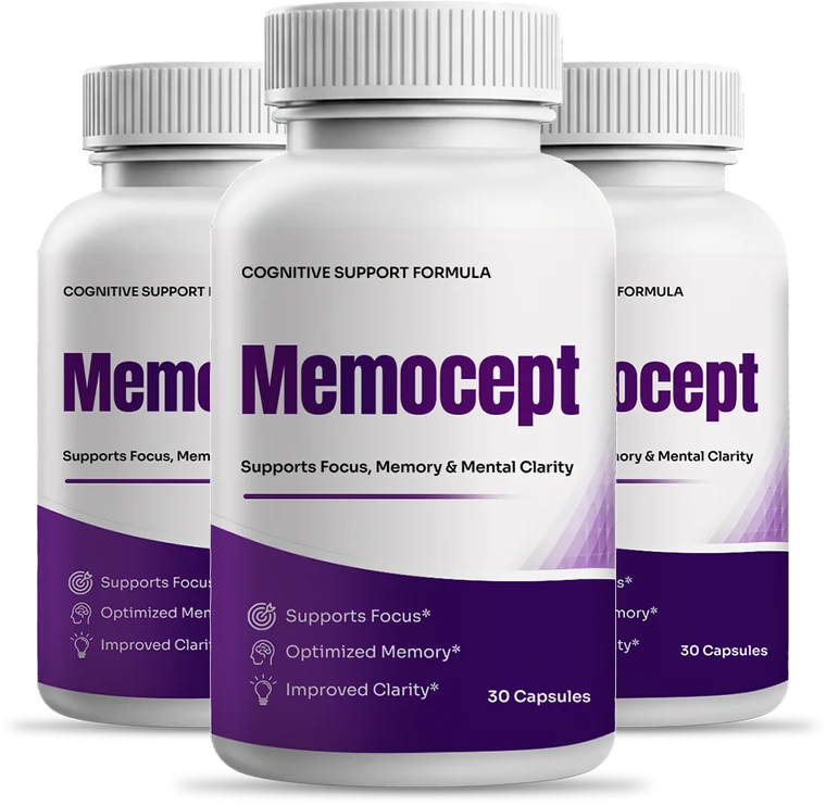 Memocept cognitive circulation support three-bottle package